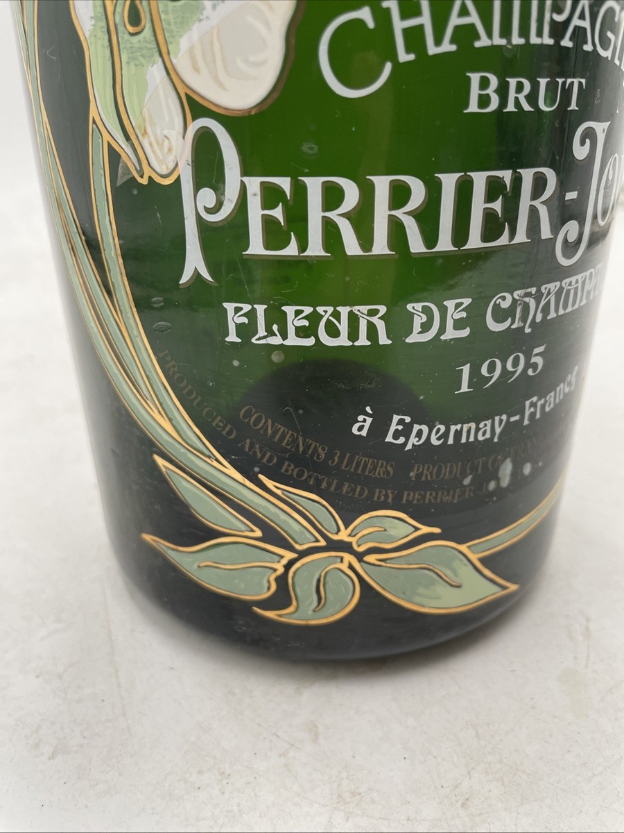 Vintage 1995 Perrier Jouet Floral Champagne Dummy Empty Bottle