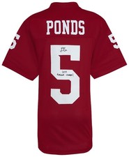 D'Angelo Ponds Signed Red Custom College Football Jersey w/2025 Champs -(SS COA)