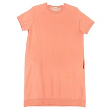 Marine Layer Sport Fleece Crew Dress Knit Pockets Peach S Womens Coastal Chic