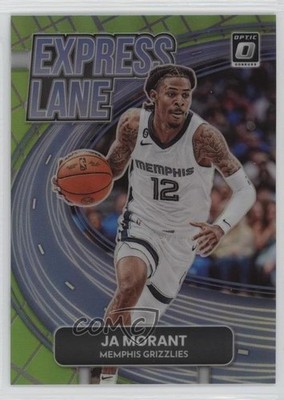 2022 Panini Donruss Optic Express Lane Lime Green Prizm /149 Ja Morant #1 1r5g