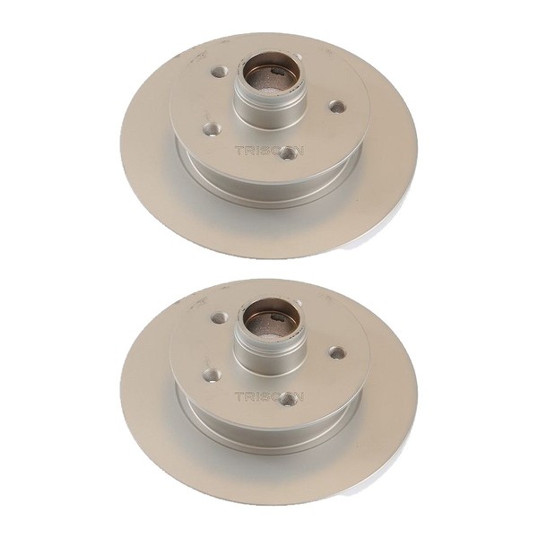 2 Bremsscheiben Voll Ø 258 Mm Triscan Passend FüR U.A. VW Transporter-image