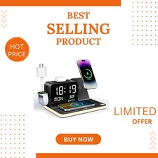 7-in-1 Wireless Charging Station: Fast Charger for iPhone, AirPods  Apple Watch