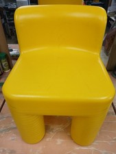 VTG Little Tikes Chunky Yellow Chair Made USA...