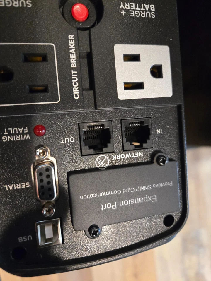 CyberPower 1500VA/1000Watts Simulated Sine Wave UPS Battery - Black (CP1500PFCL) - Image 3 of 4