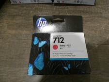 HP 712 Magenta 3ED68A DesignJet Office Ink Cartridge New/Sealed 08/2024 Expired