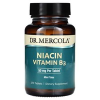 Dr. Mercola, Niacin, Vitamin B3, 50 Mg, 270 Tabletten
