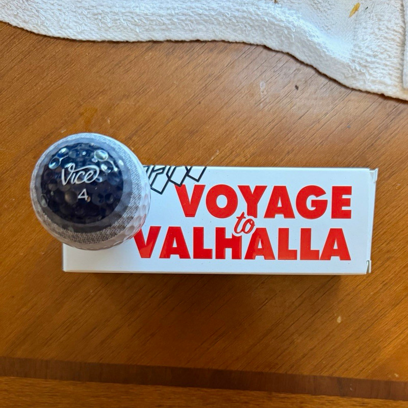 Vice Pro Plus Golf Balls  Voyage to Valhalla Limited Edition Sleeve (3) Balls