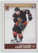 2003-04 Pacific Exhibit Yellow Back Chris Drury #18 nq3