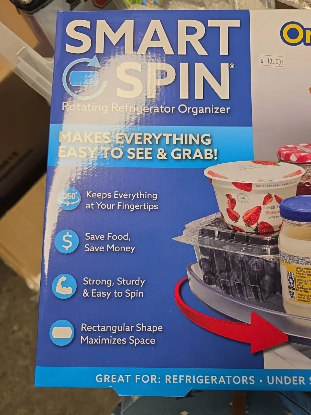 Smart Spin Rotating Refrigerator Organizer
Opens in a new window or tab