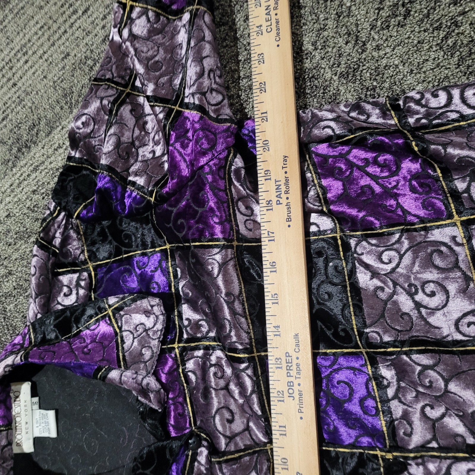 VTG 1990s Brownstone Studio Patchwork Embroidered… - image 8