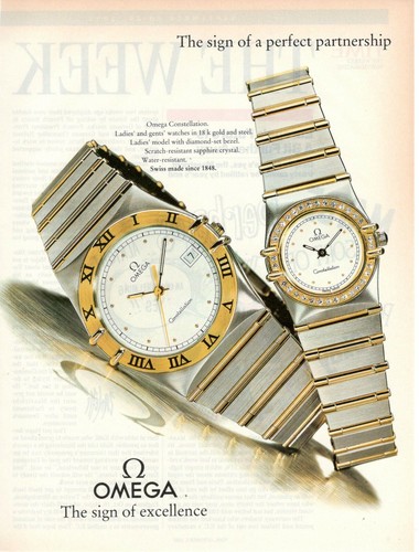 1992 Originale Pubblicita' OROLOGIO OMEGA Constellation ladies with diamond  | eBay
