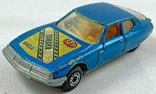 Matchbox Superfast Citroen S.M. Blau 1:63 Metall Modell Vintage 1971 70er Lesney