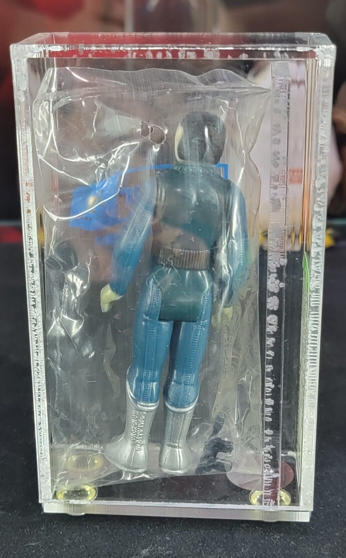 Vintage 1978 Star Wars Blue Snaggletooth in Kenner Bag AFA 85 NM+