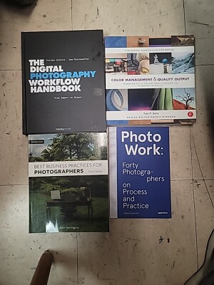 Lot of 4 photography tutorial books assortment Great Pictures Best Photography 