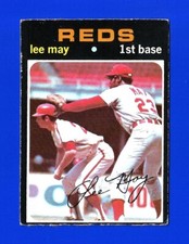 1971 OPC O-Pee-Chee SET BREAK #40 LEE MAY CINCINNATI REDS (SB2)