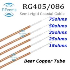 RG405 MF405 Semi rigid 15 25 35 50 75 Ohm 086...