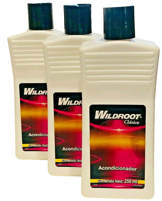 WILDROOT CLASICO ACONDICIONADOR  HAIR GROOM CONDITIONER 8.45 Oz / 250 ml 3 PACK