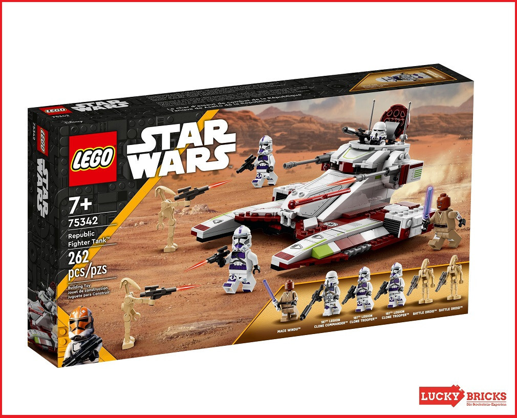 LEGO Star Wars 75342 - Республиканский истребительный танк + NEU и OVP +