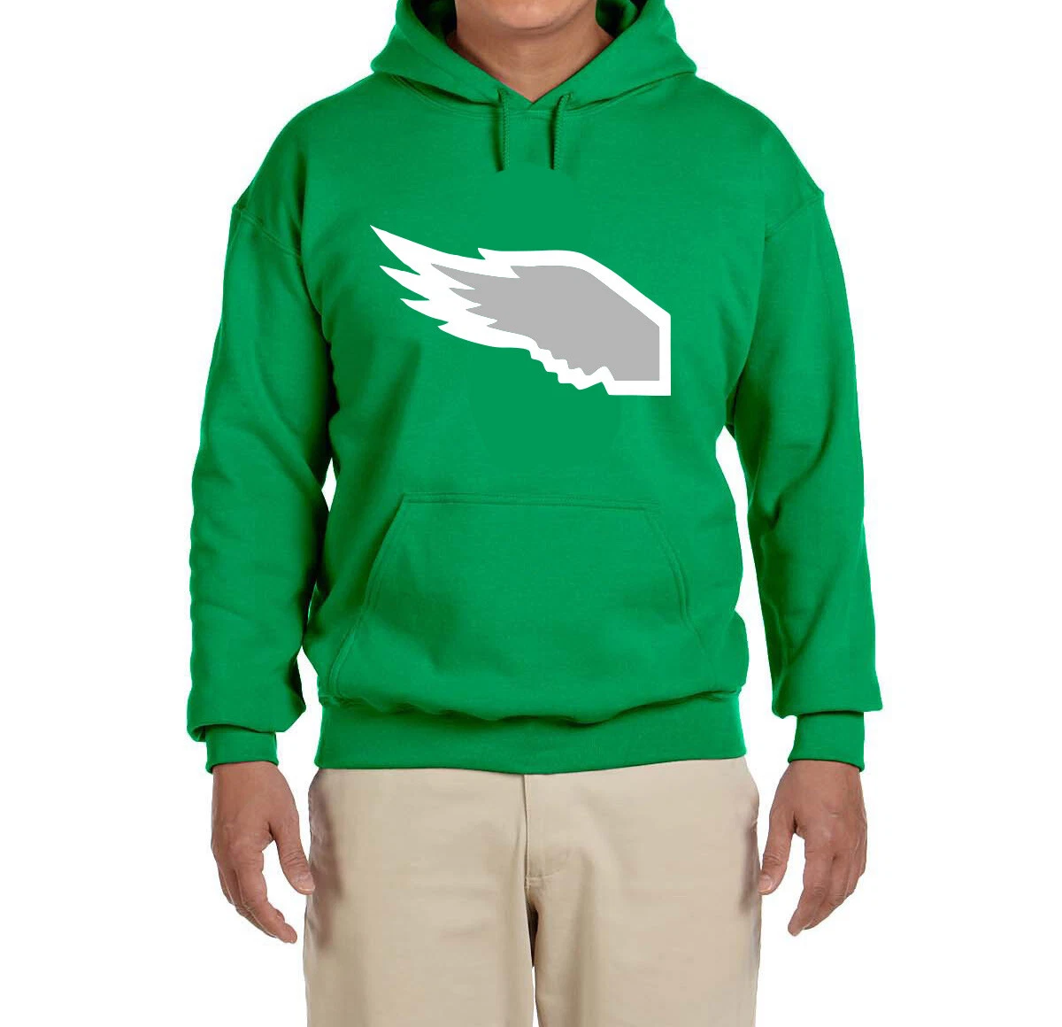 Philadelphia eagles hot sale short sleeve hoodie