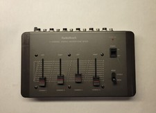 Vintage Radio Shack 4 channel Stereo Microphone Mixer 32-1106 Not tested