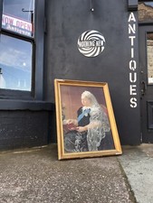 19th Century Gesso & Gilt Framed Portrait Of Queen Victoria Diamond Jubilee