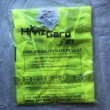 H vizGard- High Visibility Safety Vest. Size2XL Type R-Class 2-Not FR.NEW/Sealed