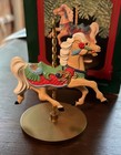 hallmark ornament 1989 Carousel Horse Ginger In Box — photo 4
