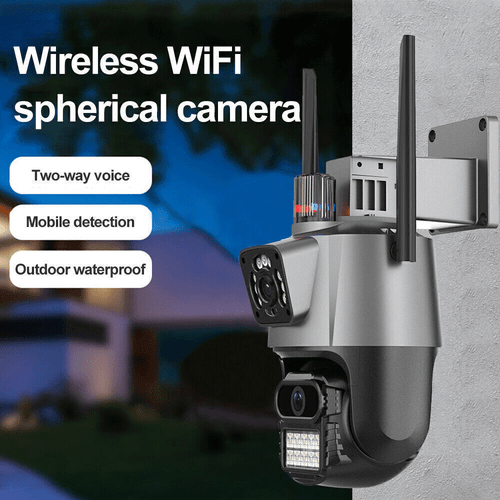 Dual Lens WiFi IP Camera Wireless Outdoor CCTV PTZ Home Security IR Cam ICSEE - Picture 11 of 17