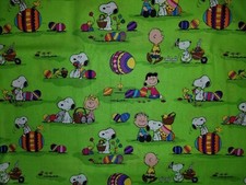 LINED WINDOW VALANCE CURTAIN 42 X 12 CHARLIE BROWN SNOOPY EASTER EGG PEANUTS