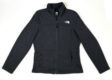 The North Face Jacket Women's Medium Dark Gray Heather Fleece Full Zip Sweater