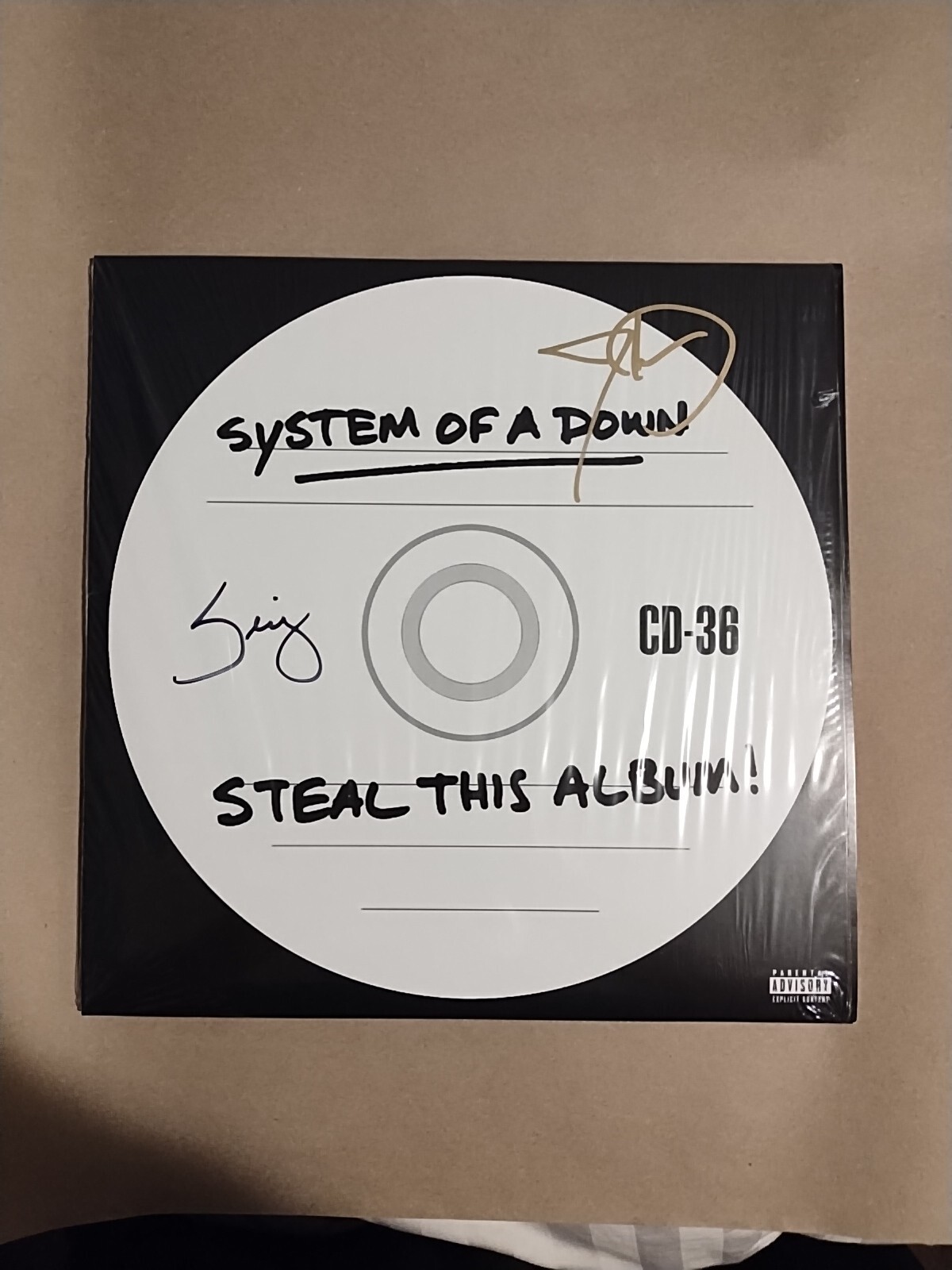 Serj Tankian + John Shavo System Of A Down Steal This Album Signed ...