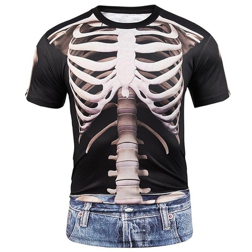 Skeleton Skulls 3D Print Casual 