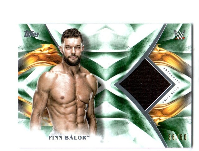 WWE Finn Balor 2019 Topps Undisputed Green Shirt Relic Card SN 36 of 50 | eBay