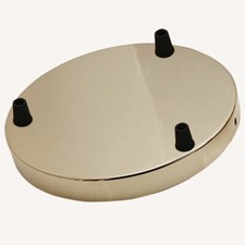 Ceiling Rose 20cm Pendant light Cover Plate 3 Outlet Canopy Lighting Fitting Kit