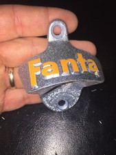 Fanta Bottle Opener Solid Metal Patina Mexican Soda Collector Cerveza Blemishes