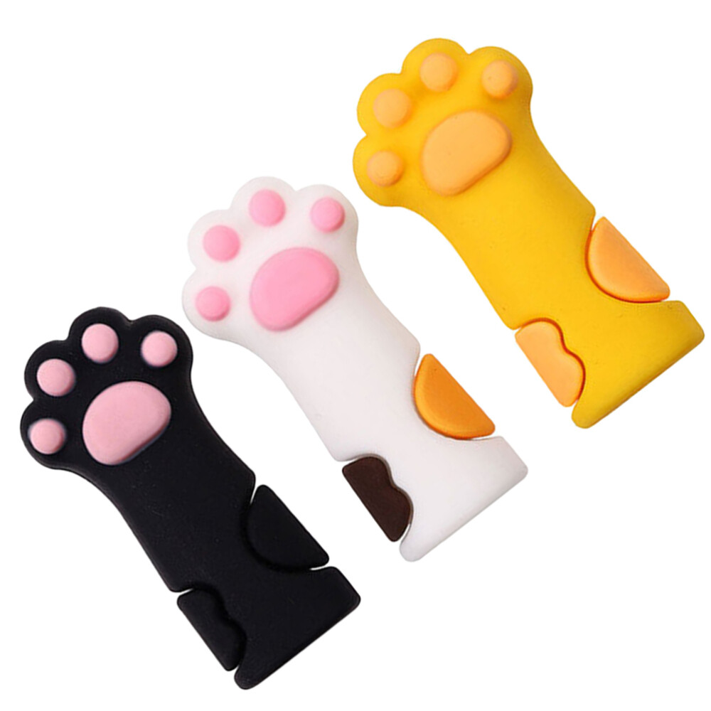APL 3 Pezzi Custodia in Silicone Pinza per Cuticole per Zampe di Gatto Custodia Protettiva Die
