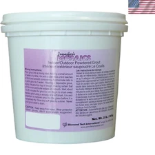 2 LB White Powdered Grout - Superior Strength & Workability for Tile Projects