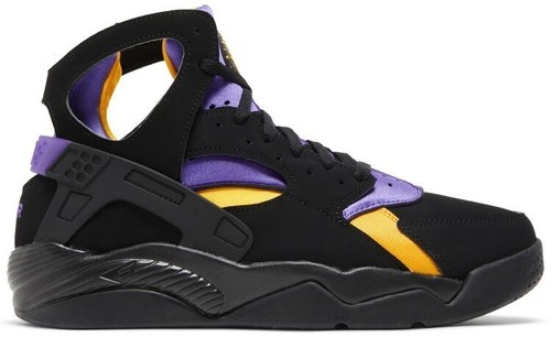 Nike Air Flight Huarache Lakers White Purple Gold 705005-101  display picture 1
