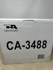 Cyber Acoustics CA-3488 2.1 Stereo Amplified Speaker System 3 Piece Set