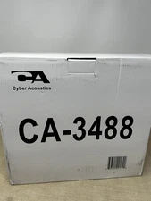 Cyber Acoustics CA-3488 2.1 Stereo Amplified Speaker System 3 Piece Set