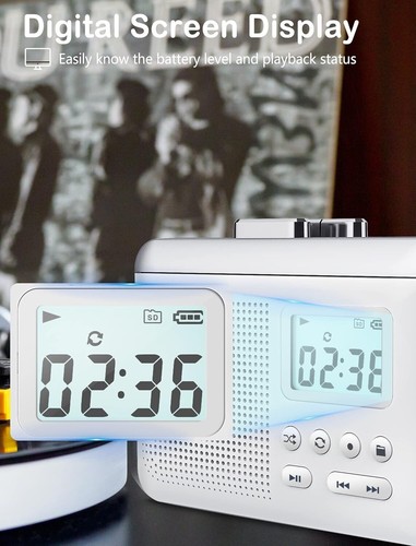 Portable Cassette Player Recorder Converter,Cassette to MP3 via SD Card Walkman - Picture 7 of 7