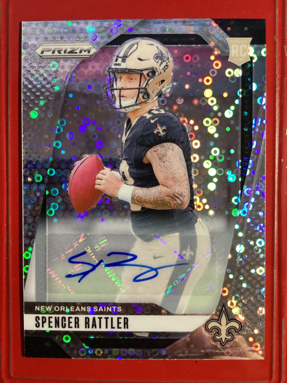 Spencer Rattler 2024 Panini Prizm NO HUDDLE Rookie (RC) AUTO #388 Autographs