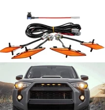 Seven Sparta 4 PCS Led Amber Lights with Fuse and Instruction for 2014-2023 T...