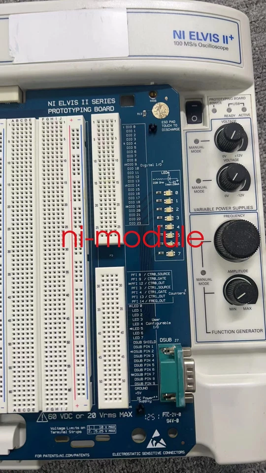 National Instruments NI ELVIS II+ Prototyping Board ELIVS II with Power Supply - Image 2 of 4