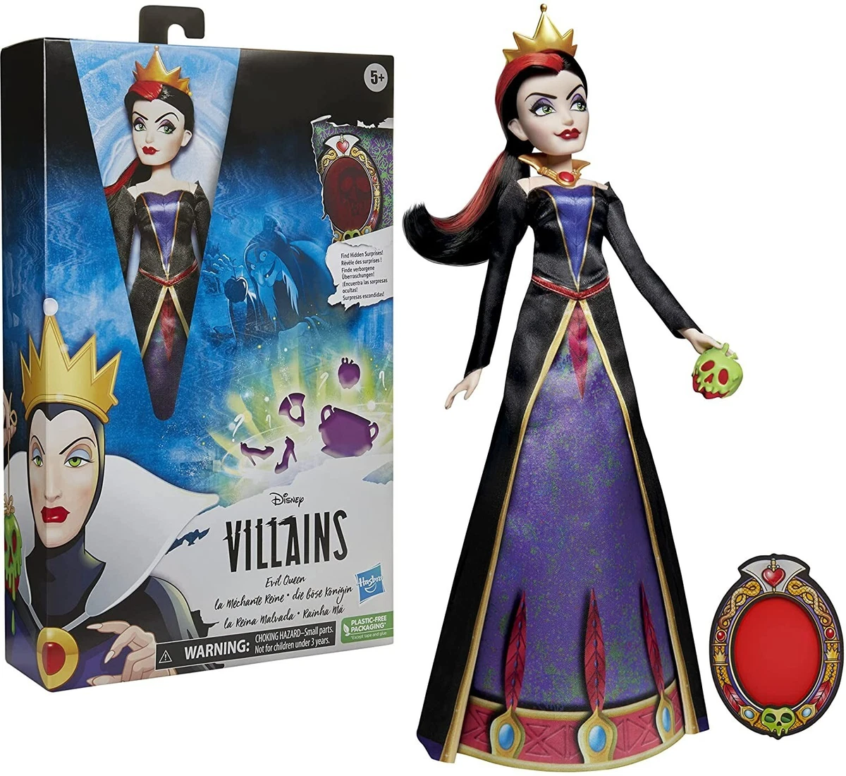 Disney Villains Evil Queen Fashion Doll Accessories and Removable Clothes