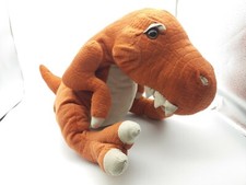 2013 Geoffrey / Toys R Us 16" Orange T-Rex Dinosaur Dino Stuffed Plush Toy