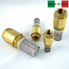 Valvola di fondo EUROPA ITAP  1/2" 3/4" 1" 1"1/4 valvola ritegno filtro inox