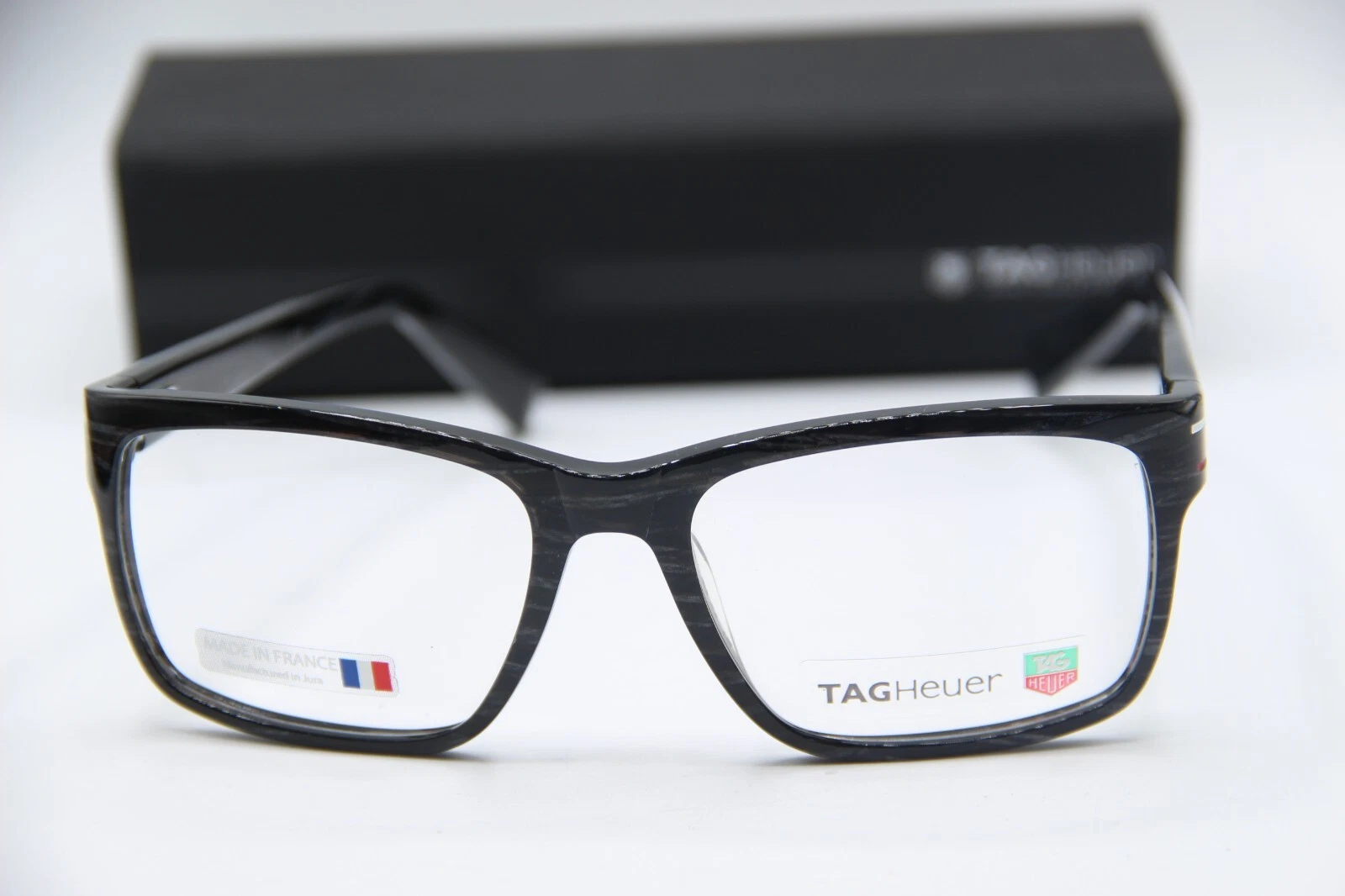 NEW TAG HEUER TH 0536 003 GREY GLITTER AUTHENTIC FRAMES EYEGLASSES 56 18