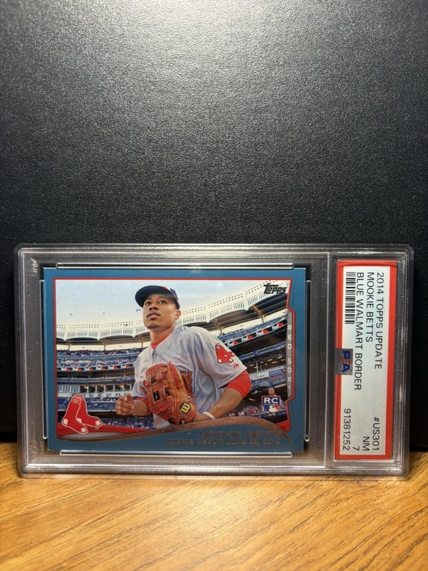 2014 Topps Update Series - Rookie Debut Mookie Betts #US-301 Blue (RC)