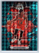 2022-23 Panini Mosaic Ayo Dosunmu Genesis Case Hit SP Chicago Bulls Timberwolves